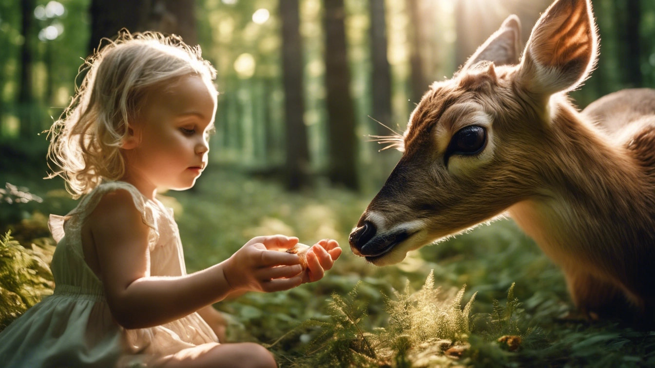 Teach the Children to feed the Wildlife by planting native foods herbs and trees!